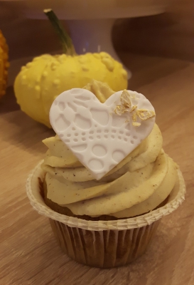 Dýňové cupcakes s perníčkovým krémem